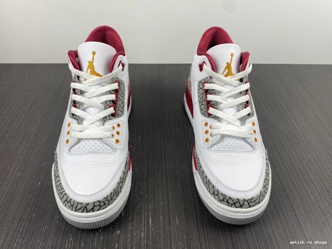 Rep Cardinal Jordan 3 Red CT8532-126 Retro 0701